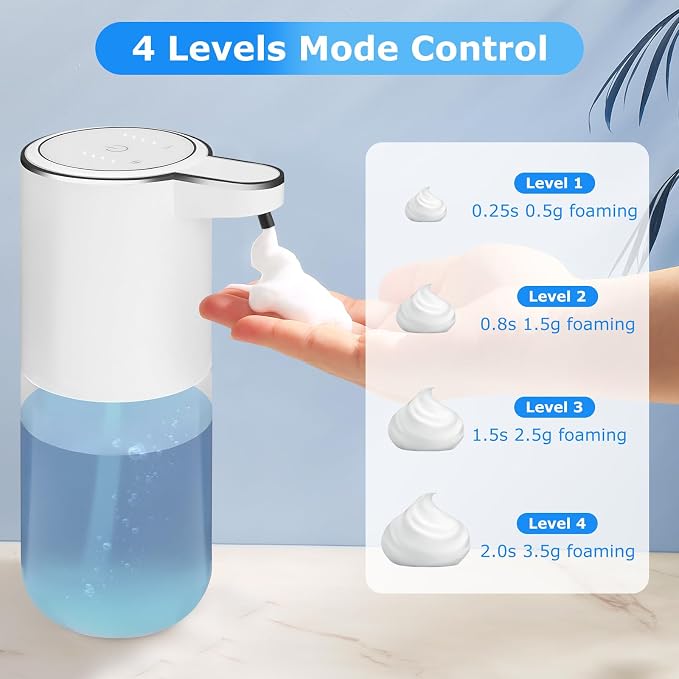 2 Pack Soap Dispensers, Automatic Foaming Soap Dispenser Touchless, - Image 5