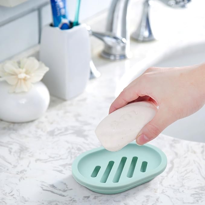 Topsky 2-Pack Soap Dish with Drain, Soap Holder, Soap Saver, Easy Cleaning - Image 5