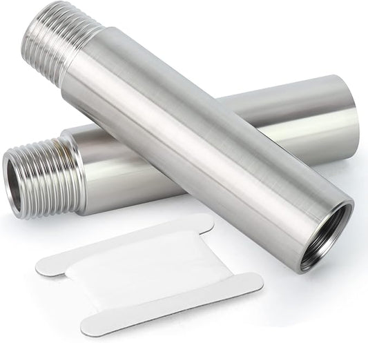 TAISHER 2PCS Stainless Steel Pipe Fittings, 3/8" NPT Male x 3/8" NPT Female by TAISHER