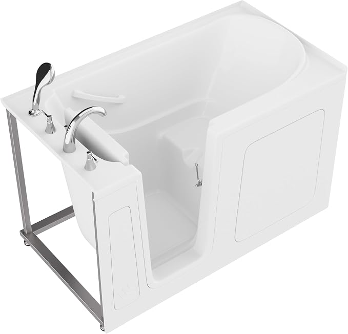 ANZZI Tubs Series Slip Resistant Textured Flooring Left Drain Quick Fill - Image 6