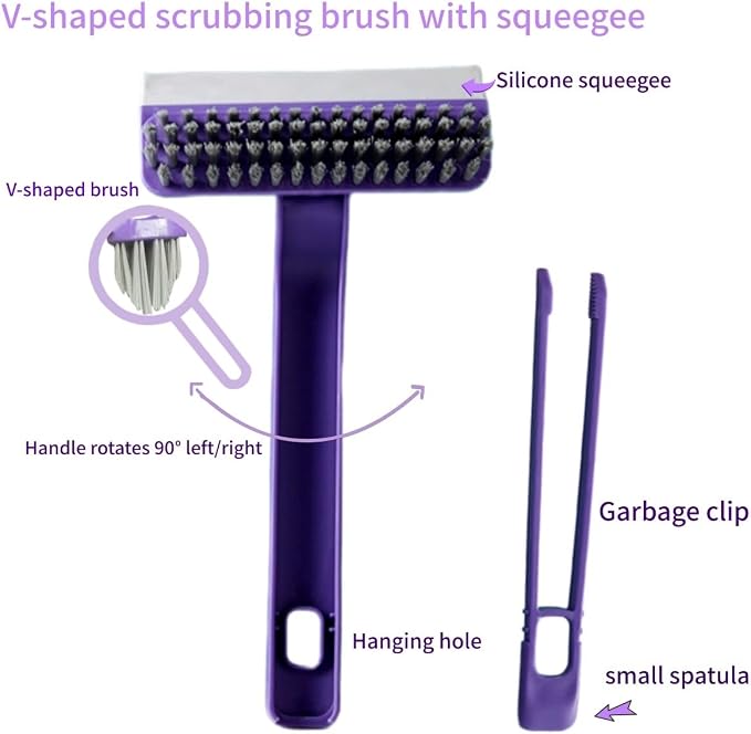 Multi-Purpose Cleaning Brush Stiff-Bristle Kitchen Cleaning Brush - Image 4