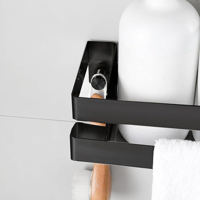 No Drilling Shower Caddy Rustproof Bathroom Organizers and Storage - Image 6