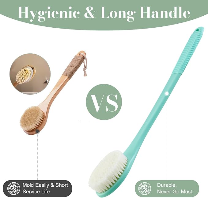 Back Scrubber for Shower, Shower Body Brush for Cleaning - Image 6