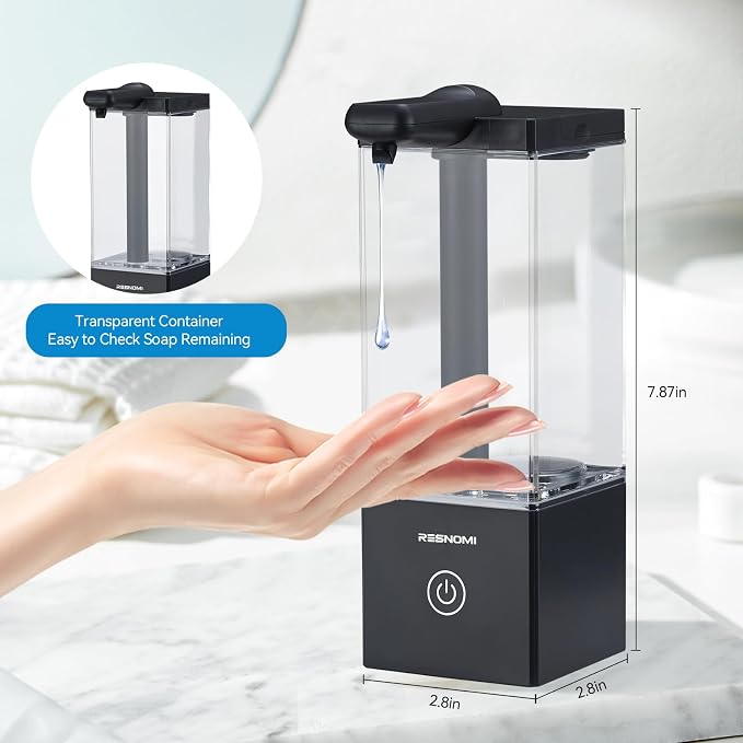 Automatic Soap Dispenser Touchless, Soap Dispenser Bathroom, Large Transparent - Image 2