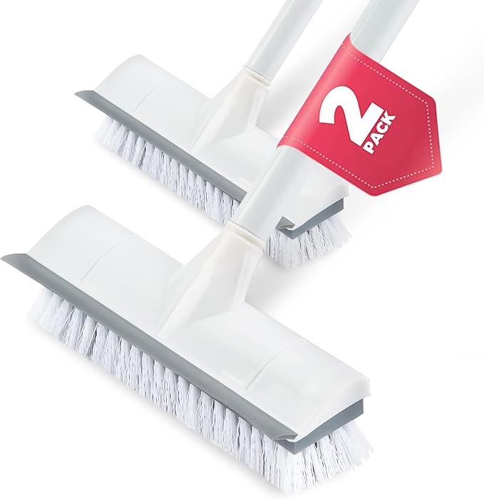 BOOMJOY 2 Pack Floor Scrub Brush by BOOMJOY