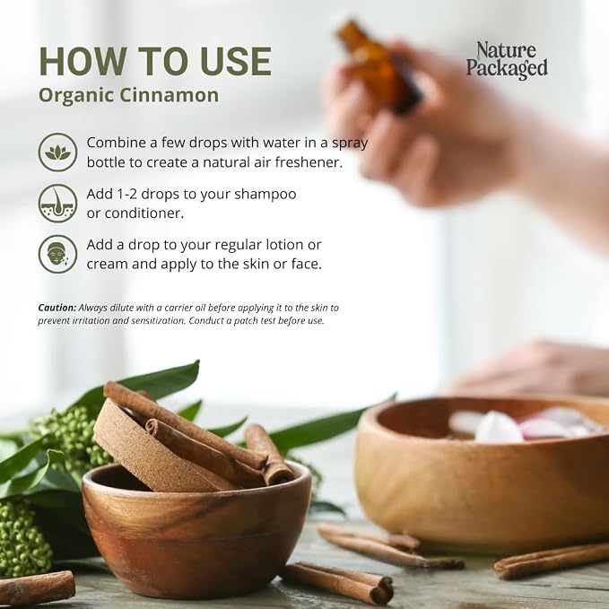 Organic Cinnamon Essential Oil - Image 2