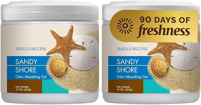 SMELLS BEGONE Air Freshener Odor Absorber Gel - 15 oz by SMELLSBEGONE