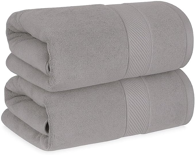 Cloudura Luxury Bath Towels-100% Cotton | Quick Dry | Lightweight | Thick by Unknown