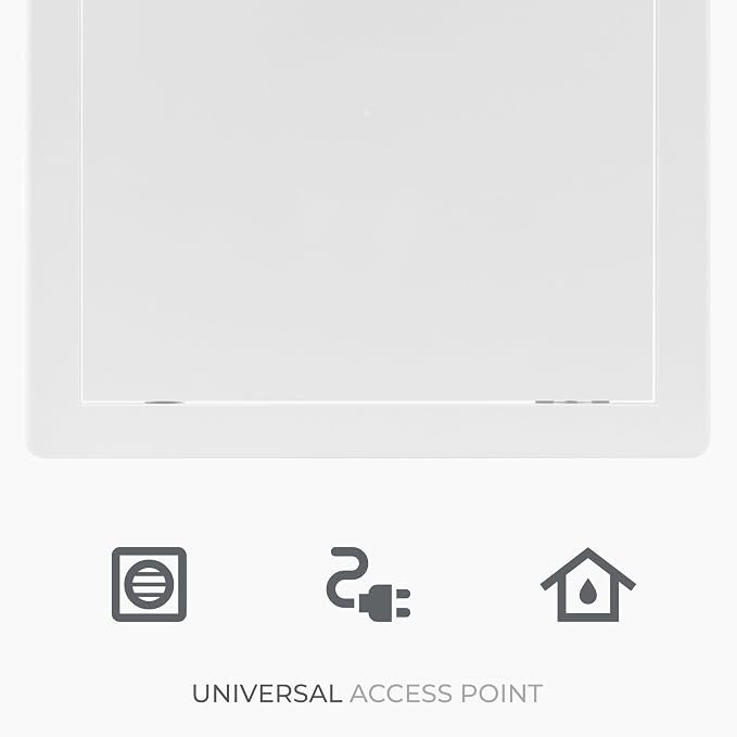 10x10 Inch White Access Panel – ABS Plastic Square Wall & Ceiling Access Door - Image 6