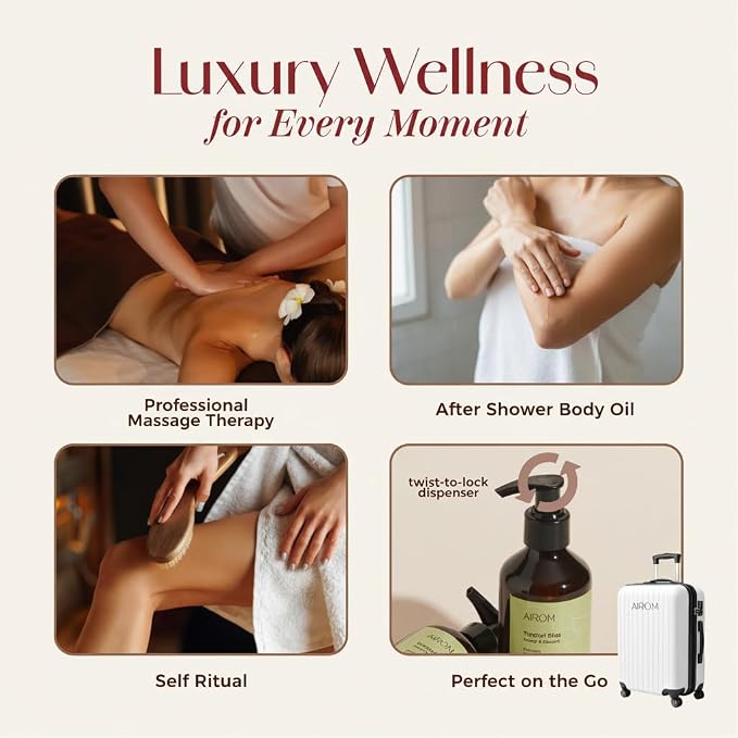 AiROM Lemongrass & Eucalyptus Massage Oil - Image 6
