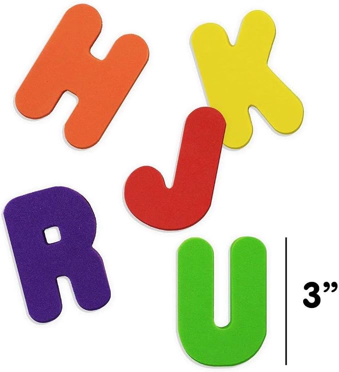 BabyBibi 36 PCS Stick-On Foam Bath Letters and Numbers - Image 6