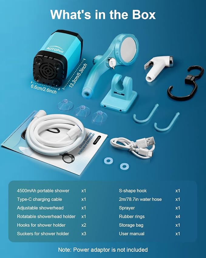 AUTOPkio Portable Camping Shower - Image 8