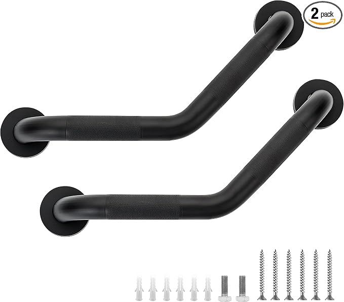 Grab Bars for Bathtubs and Showers- 1-1/4 x 16 Angled Shower Grab Bar for by JOY+DECOR