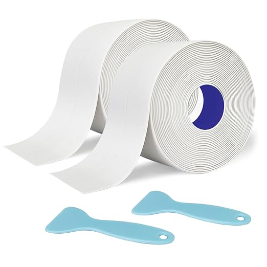 Caulk Tape - 2 Roll Waterproof Bathroom Caulking Tape by ALLICAVER
