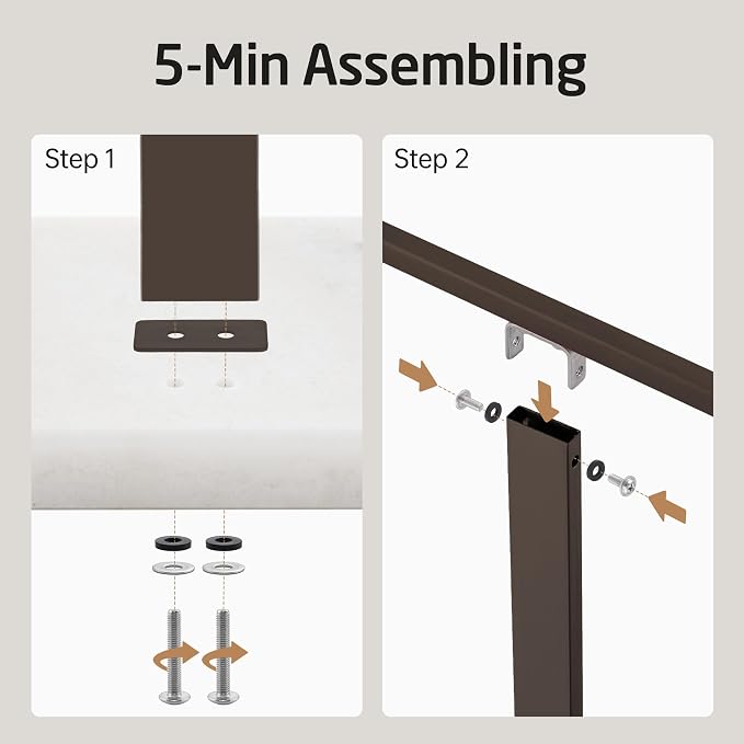 KES Bronze Standing Towel Rack - Image 8