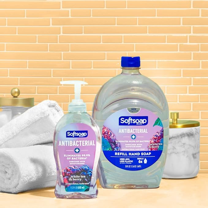 Softsoap Antibacterial Liquid Hand Soap, 11.25 Ounce, 6 Pack - Image 12