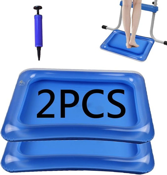 2 PCS Inflatable Pool Foot Bath Basin, Portable Foot Bath Basin, Foot Soaking by Unknown