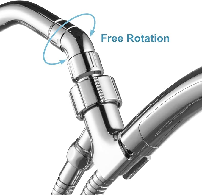 OFFO Shower Head Elbow Adapter, All Metal Handheld Shower Head Elbow Adapter - Image 5