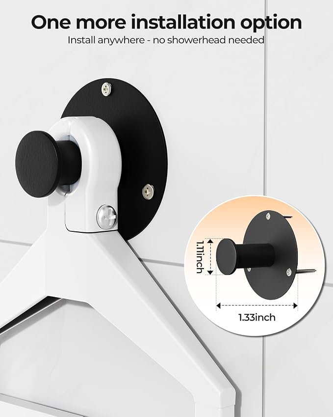 ODesign 3 Tier Height-Adjustable Shower Caddy Hanging Anti-Swing-Over The - Image 4