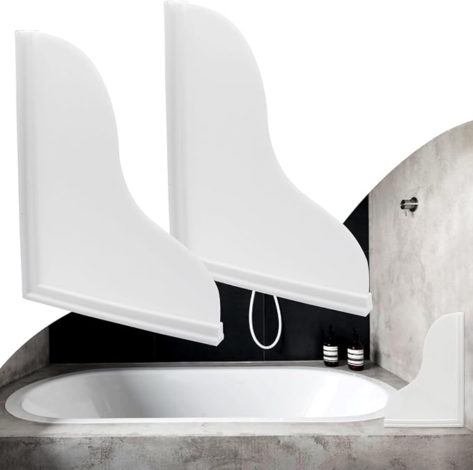 Shower Splash Guard Kit, Large Splash Guards by Spidfee