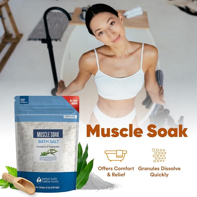 Muscle Soak Bath Salt 128 Ounces Epsom Salt - Image 6