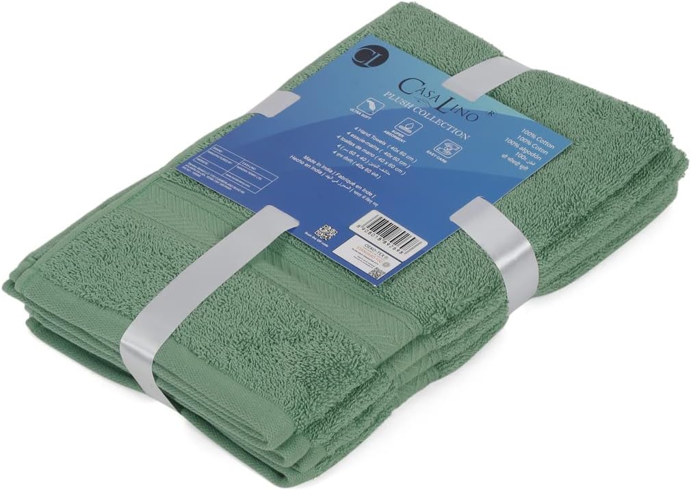 Casa Lino 100% Cotton Hand Towels - Image 4