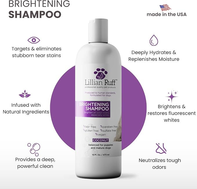 Lillian Ruff PRO Formula Ultra Brightening Dog Shampoo - Image 2