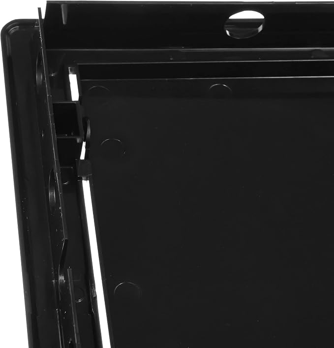 8" x 12" Black Plastic Access Panel. Service Shaft Door Panel. Plumbing - Image 6