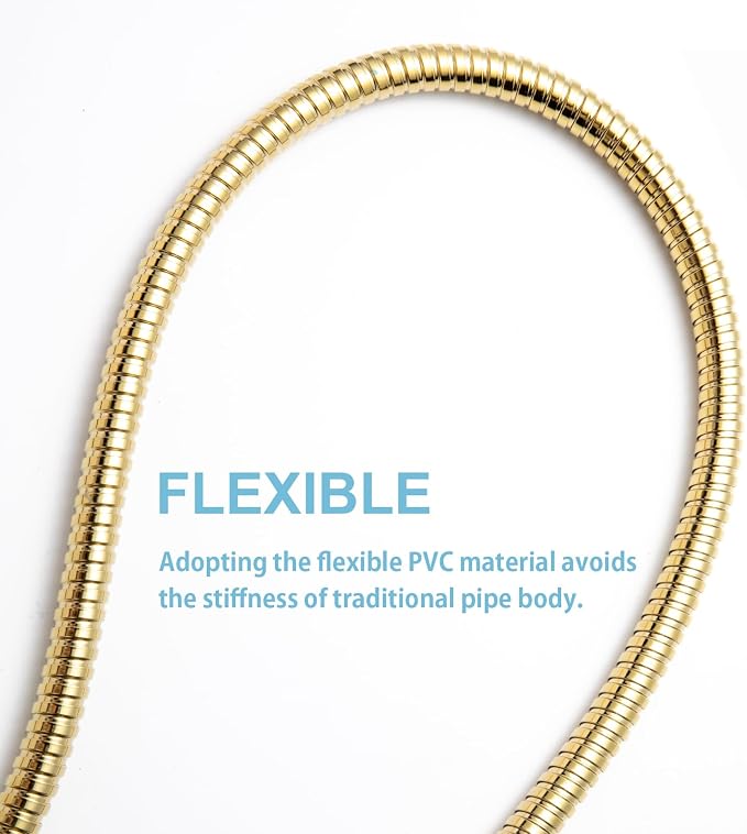 OFFO Shower Hose, 80 in Kink Free Stainless Steel Shower Hose Attachment - Image 4