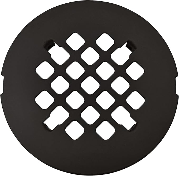 4 ¼” Oil Rubbed Bronze Snap-in Shower Drain Cover by OrangeDesignProductionCo