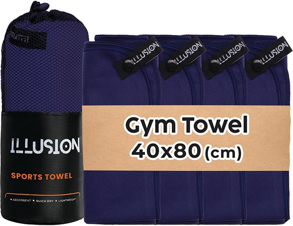 illusion Small Microfiber Gym Towels by Unknown