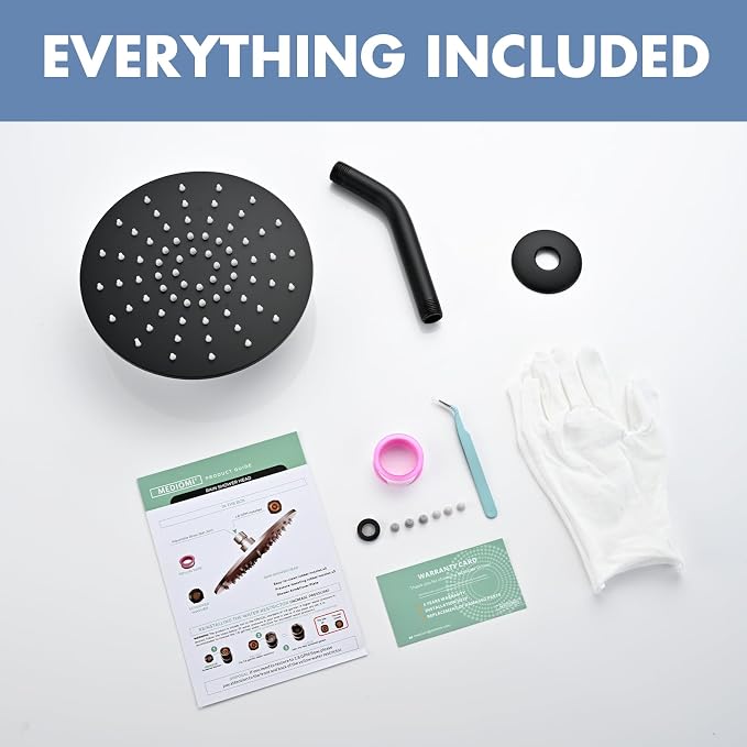 Rainfall Shower Head, MEDIOMI Rain Shower Head Set - Image 8