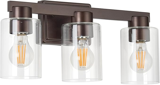3-Light Bathroom Light Fixtures Modern Vanity Lights - Image 9