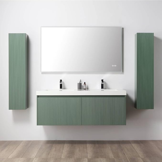 Blossom 60 Inch Double Sink Bathroom Vanity - Image 2