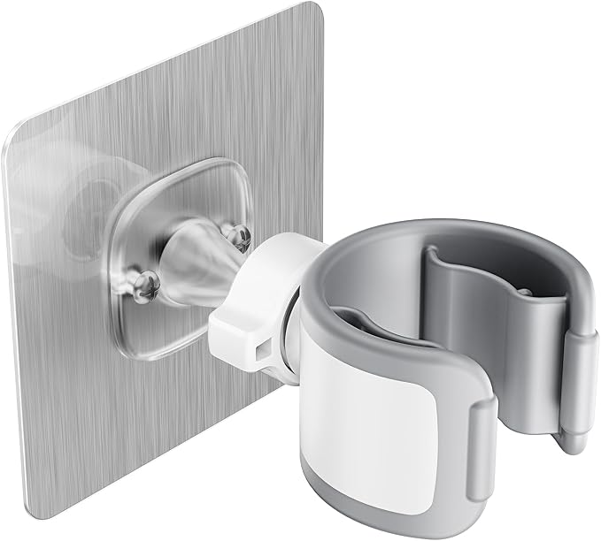 Adjustable Wall Mounted Shower Head Holder, Strong Adhesive & Drilling 2 - Image 9