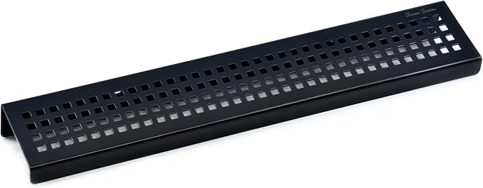SereneDrains Stainless Steel Black Shower Shelf by SereneDrains