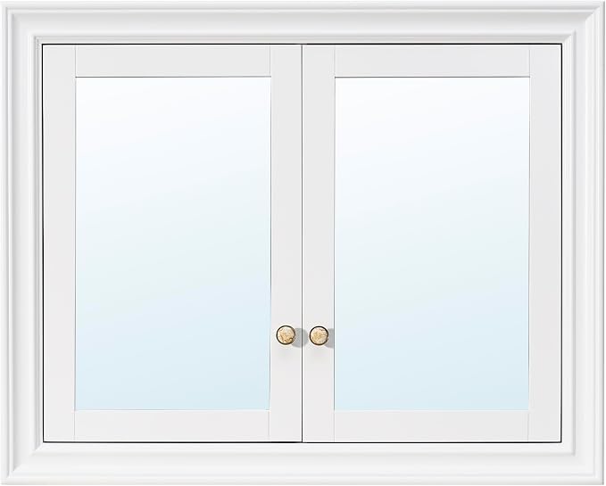WELLFOR 40"x 32" Bathroom Medicine Cabinet - Image 11