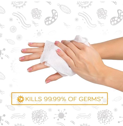 Care Touch Hand Sanitizer Wipes – 440 Individually Wrapped Packets - Image 3