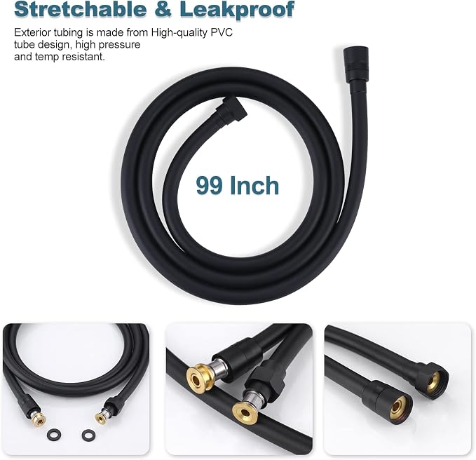 Aleasha 99 Inches Extra Long Shower Hose Attachment - Image 2