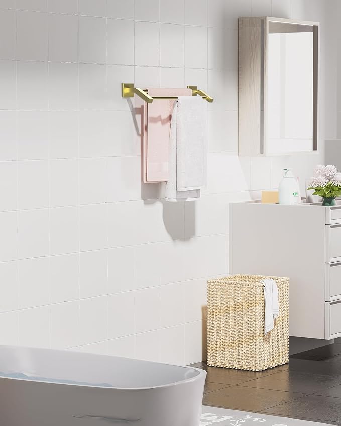 Alise Bath Double Towel Bars Towel Racks - Image 3