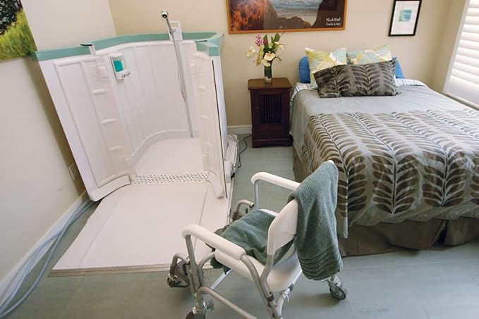 Portable Wheelchair Shower by Shower+Bay