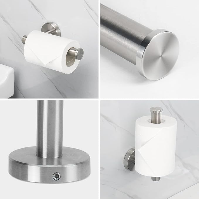 NearMoon Bathroom Hardware Set SUS 304 Thicken Stainless Steel-Towel Bar Set - Image 3