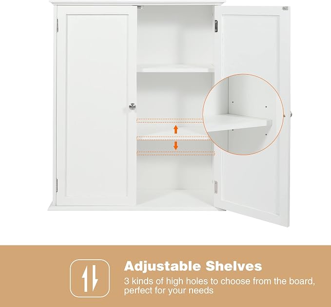 Wall Mount Bathroom Storage Cabinet, Wall Cabinet - Image 4