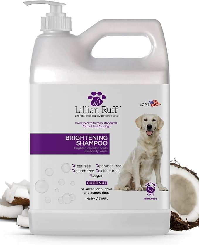 Lillian Ruff PRO Formula Ultra Brightening Dog Shampoo by LillianRuff