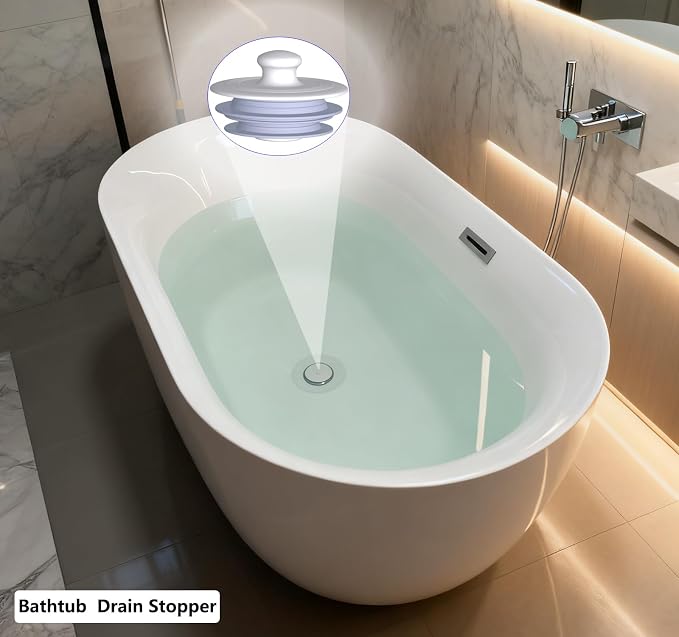 Bathtub Drain Stopper, Drain Plug, Silicone Stopper - Image 3