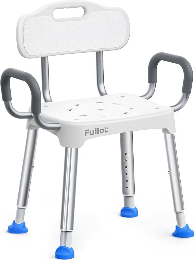 Widened Shower Chair for Inside Shower by FULLOT