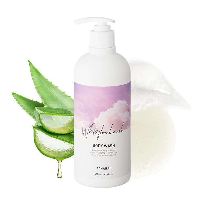 Korean Body Wash with Hyaluronic Acid & Aloe – Hydrating Moisturizing Cleanser by BANANAL