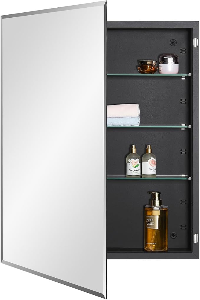 Black Bathroom Medicine Cabinet by MedicineCabinetsMirrors