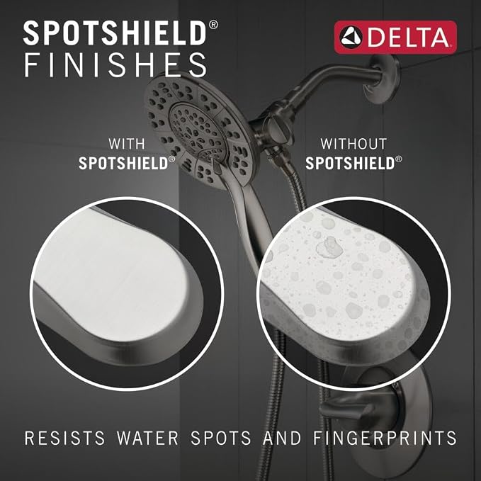 Delta Arvo 14 Series Brushed Nickel Shower Faucet Set - Image 4
