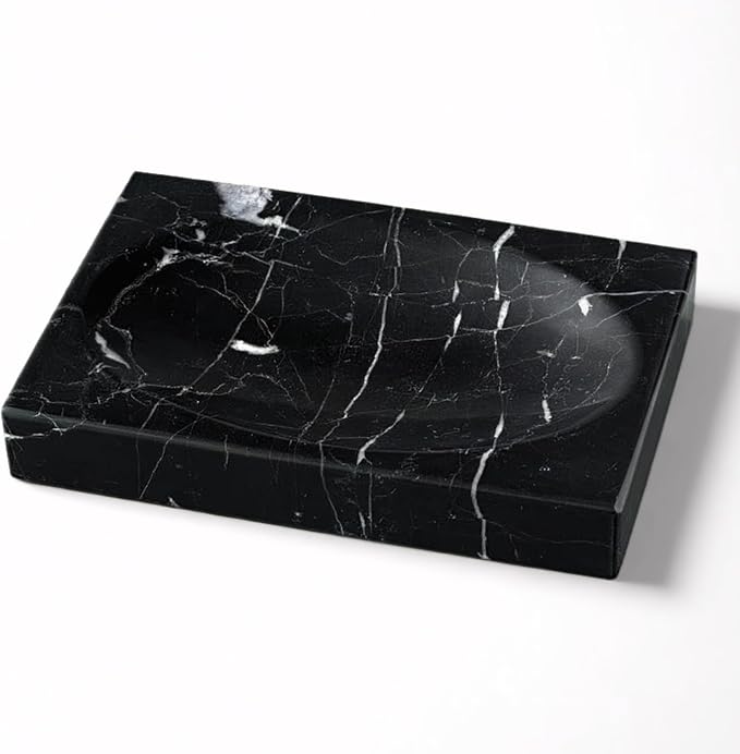 Marble Soap Dish for Shower by EXCHUES